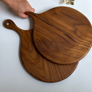Tectona Signature Round Serving Board (30cm x 44cm x 2cm)